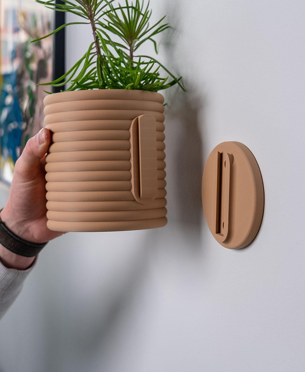 Vægplantepotte Poppy – 3M Command Strips, skruer eller IKEA SKÅDIS