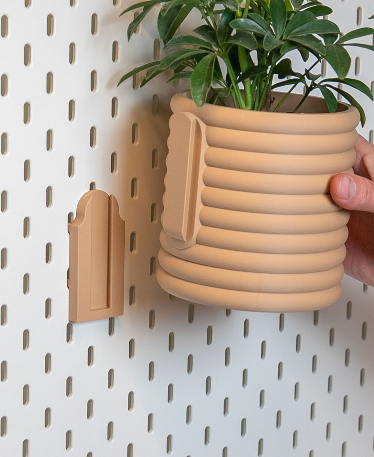 Vægplantepotte Portico – 3M Command Strips, skruer eller IKEA SKÅDIS