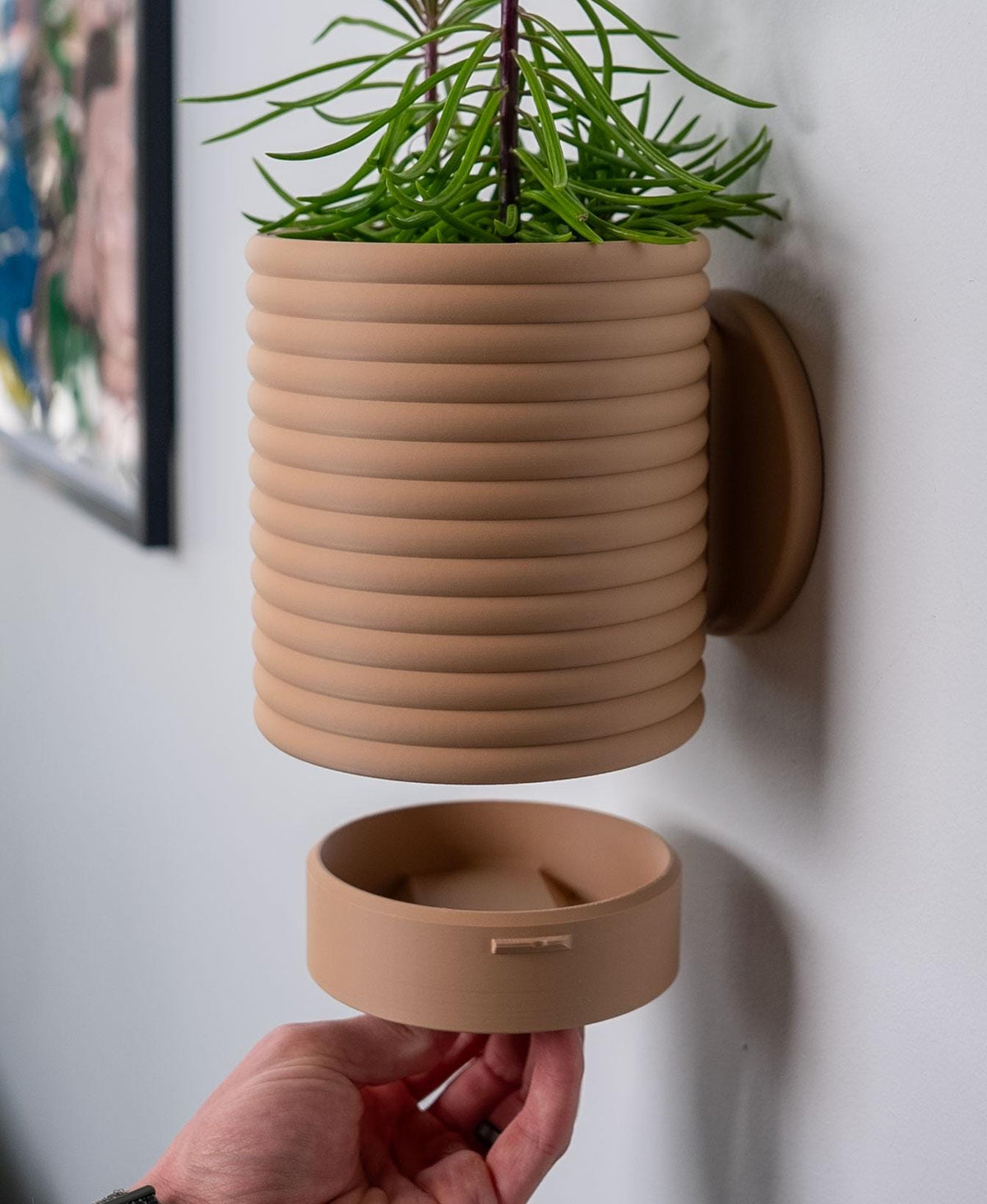Vægplantepotte Poppy – 3M Command Strips, skruer eller IKEA SKÅDIS